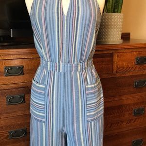 Cotton halter top crop jumper XL no tags 😍👒🌈